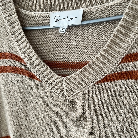 Oversized V neck vest - Picture 4 of 5